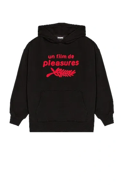 Pleasures Film Hoody In Black