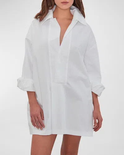 We-ar4 The Lighthouse Shirtdress In Optic White