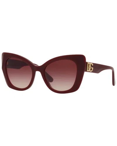 Dolce & Gabbana Women's Dg4405f 53mm Sunglasses In Red
