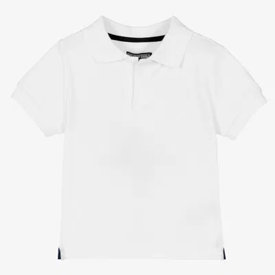 Vilebrequin Kids' Boys White Organic Cotton Polo Shirt