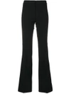 Moschino High Waisted Flared Trousers In Black