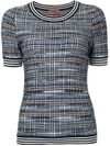 MISSONI checked knitted top,20609112339118