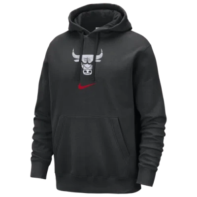 Nike Chicago Bulls Club Fleece City Edition  Men's Nba Pullover Hoodie In Black