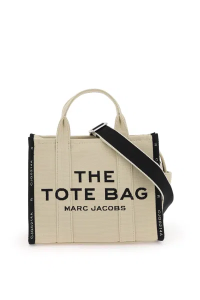 Marc Jacobs The Jacquard Medium Tote Bag In Beige