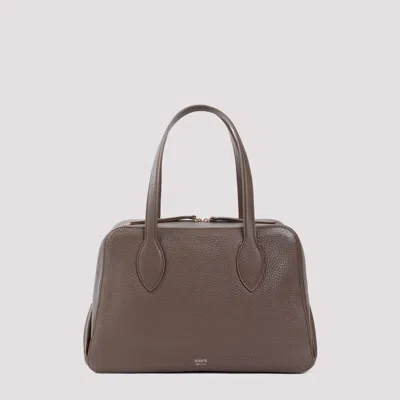 Khaite Maeve Zipped Medium Handbag In Brown