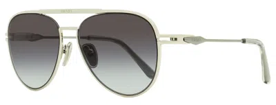 Prada Men's Pilot Sunglasses Spr54z 1bc09s Silver 57mm In Multi
