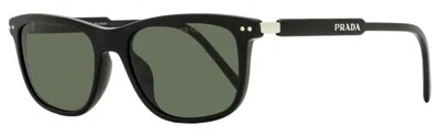Prada Men's Polarized Sunglasses Spr18y 1ab03r Black 54mm In Multi