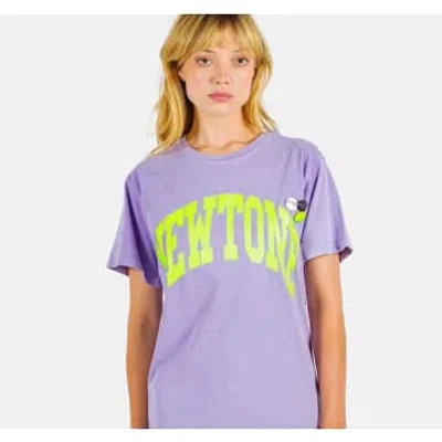 Newtone Trucker Tone T Shirt In Purple