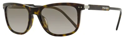 Prada Men's Polarized Sunglasses Spr18y 2au09g Havana 54mm In Multi