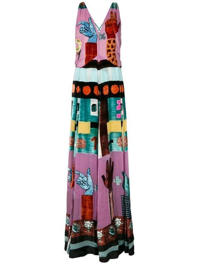 Valentino Garavani Counting Gown In Pink