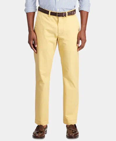 Polo Ralph Lauren Men's Straight-fit Bedford Stretch Chino Pants In Corn Yellow