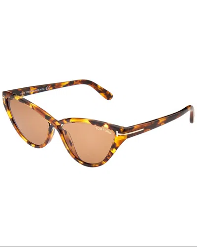 Tom Ford Women's Ft0740 56mm Sunglasses In Brown