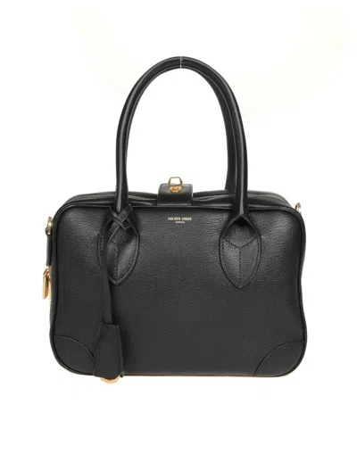 Golden Goose Leather Trunk Bag In Black