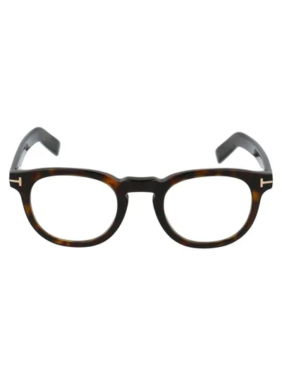 Tom Ford Ft5629-b Glasses In 052 Avana Scura