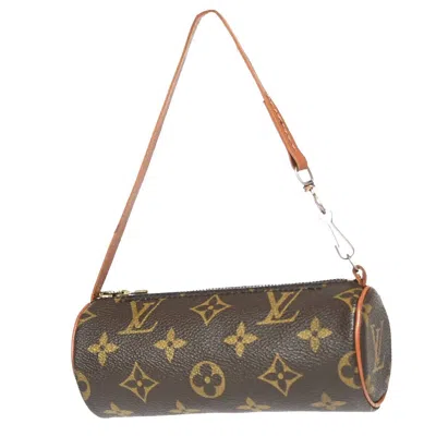 Pre-owned Louis Vuitton Papillon Brown Canvas Clutch Bag ()