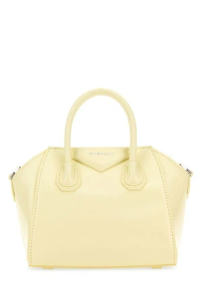 Givenchy Woman Pastel Yellow Leather Toy Antigona Handbag