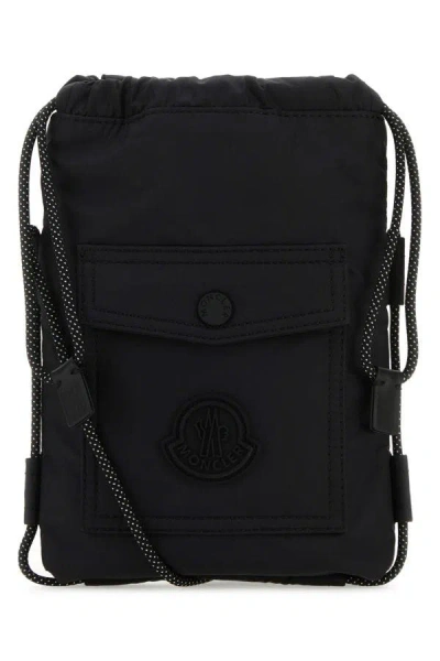 Moncler Unisex Black Nylon Makaio Crossbody Bag