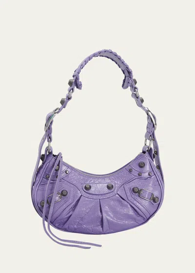 Balenciaga Le Cagole Shoulder Bag Xs In Lilac