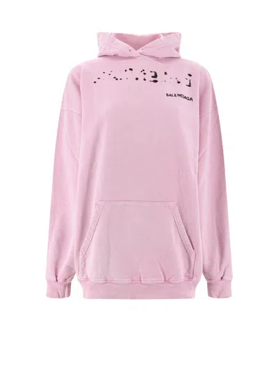 Balenciaga Sweatshirt In Pink