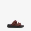 Alexander Mcqueen Hybrid Slide In Bordeaux