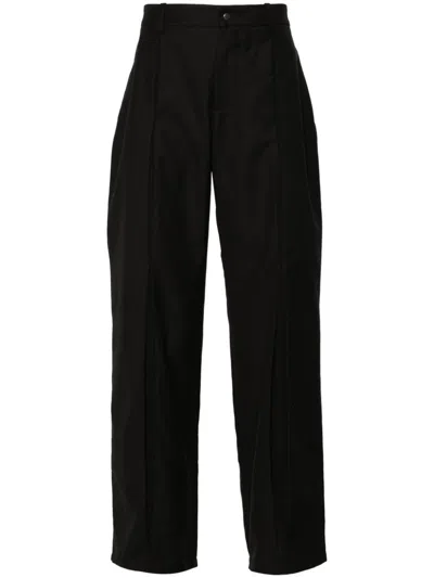 J.lal Black Classic Tailored Trousers In Schwarz