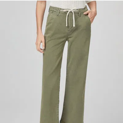 Paige Carly Wide Leg Jeans Col: Vintage Ivy Green, Size: 28