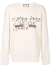 Gucci Common Sense Is Not That Common Sweatshirt In White