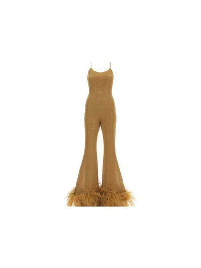 Oseree Oséree Jumpsuits In Toffee
