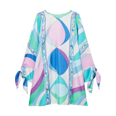 Pucci Dresses In Blue/pink