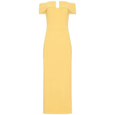 Rebecca Vallance Dresses In Yellow