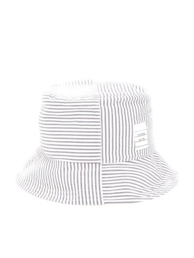 Thom Browne Hats In Med Grey