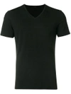 La Perla Challenge V-neck T-shirt In Black