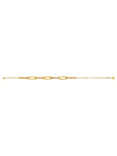 Fendi O'lock Bracelet In Gold