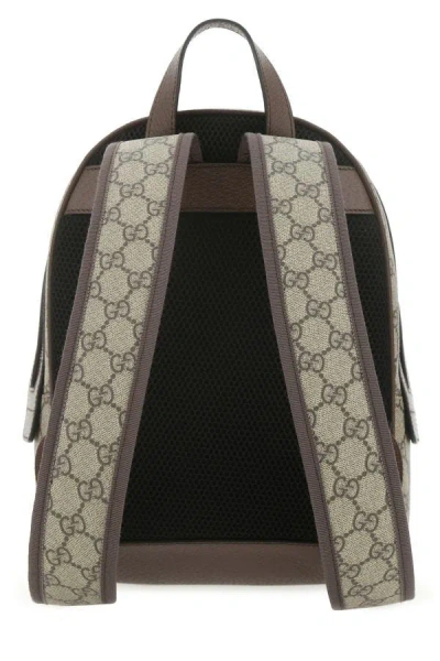 Gucci Woman Gg Supreme Fabric Backpack In Multicolor