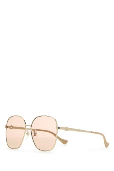Gucci Woman Gold Metal Sunglasses
