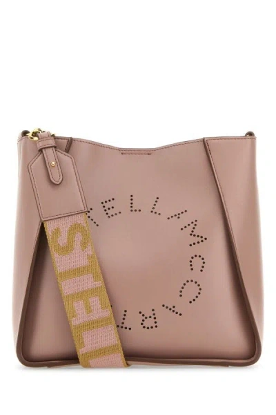 Stella Mccartney Woman Antiqued Pink Alter Mat Stella Logo Crossbody Bag