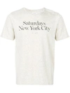 SATURDAYS SURF NYC Miller standard T-shirt,M51729PT0712334444