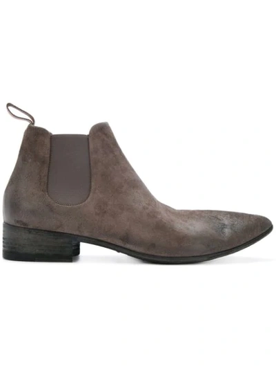 Marsèll Grey Suede Cuneo Chelsea Boots