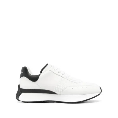 Alexander Mcqueen Sneakers In White/black