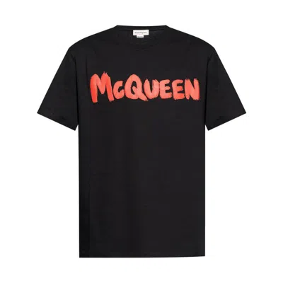 Alexander Mcqueen T-shirts In Black