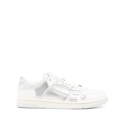 Amiri Sneakers In White/silver