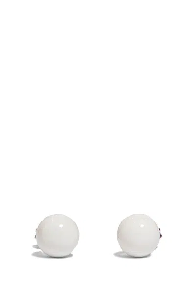 Dries Van Noten Earrings In White