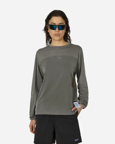 Satisfy Auralite Desert T-shirt Mineral Graphite In Grey