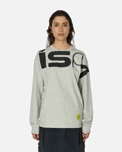 Nike Ispa Longsleeve T-shirt Grey Heather In Multicolor