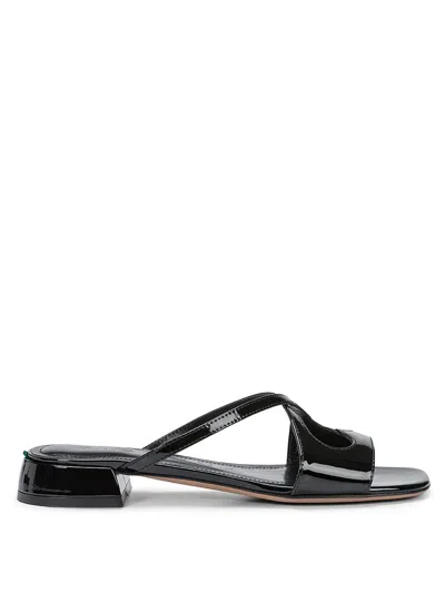 A.bocca 'two For Love' Leather Strap Sandal In Black