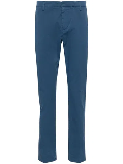 Dondup Slim Fit Trousers In Blue