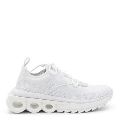 Ferragamo Running Sneaker In White