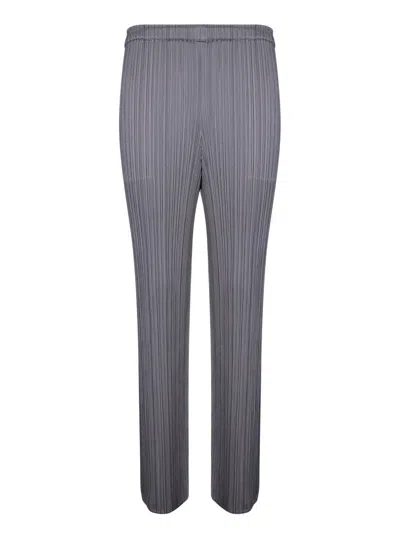 Issey Miyake Trousers In Grey