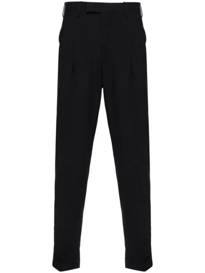 Pt Torino Slim Fit Trousers In Blue