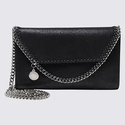 Stella Mccartney Black Faux Leather Falabella Shoulder Bag